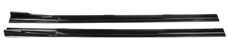 Minigonne Laterali Veicoli Per Ford Per Mondeo Per Focus Per Fiesta Per ST Per RS ​​2.2m Minigonne Laterali Per Auto Estensione Rocker Splitter Diffusore Alette Ali(Glossy Black)