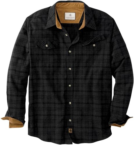 Legendary Whitetails mäns legendariska rutiga flanell button-down-skjorta (paket med 1)