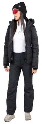 Rossignol - Pantalones de esquí para Mujer, Impermeable y Transpirable, Negro, XL
