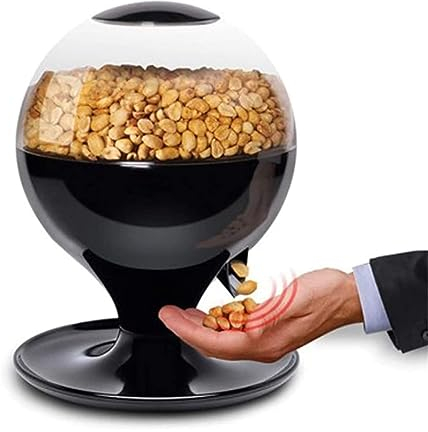 NVYAZJ Distributore Automatico di Caramelle, Macchina per Bubble Gumball Vintage con capacità di 1000 ml Induzione Automatica Desktop Touch-Free per Piccoli Dolcetti, Noci, Bomboniere e Forniture