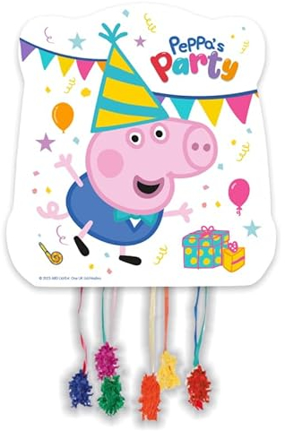 BeenSmile, PIÑATA BASIC PEPPA, Party Supplies, Pinata to Fill with Toys or Sweets, Decoration for Children's Parties, Birthdays and Celebrations