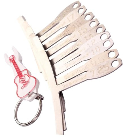 VICASKY 9piezas Herramientas Cuidado Guitarra Medidor De Radio Para Guitarra Medidor De Radio Para Diapasón Profesional Taller Herramientas De Luthier