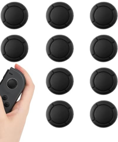 TPZORJX 5 Paia Copri Levette Analogiche in Silicone, Replacement Joystick Covers, Joystick Thumb Grip Cap Compatibili con Switch