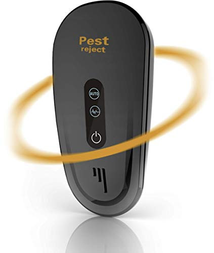 CRONOS Ultrasonic Pest Repeller Vermin Repellent Insect Repellent Mouse Repellent Rat Repellent - Repeller Against Insects & Rodents - Toxin-Free - German Manufacturer - 2 Operating Modes