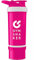 GYMSHAKER Protein Shaker mit Pulverfach 600 + 150 ml - mit Wabenstruktur-Sieb für cremige Shakes - auslaufsicher & BPA frei - Pink