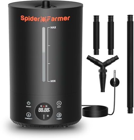2024 Spider Farmer Humidificateur 6L Top-Fill Cool Mist Humidifier avec Humidificateur Ultrasonique pour les plantes de la chambre à coucher