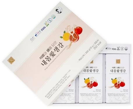 JEONGSEONSAWEE Korean Ginger Bellflower Root Juice Stick Liquid Drink Mix Traditional Beverage Syrup for Daily Refreshment Tea Base 300g (10g x 30 Sticks)