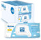 Mixa Lingettes Bébé Au Lait De Toilette, Lot de 18 x 48 lingettes