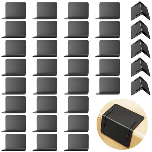 CJQRL 40 Pezzi Angolari in Plastica, Angoli Di Protezione Dei Bordi, Guardia D'angolo Protezioni Della Cinghia per La Spedizione, 20 mm Carton Protezioni per Reggette Protettore Carico Plastica