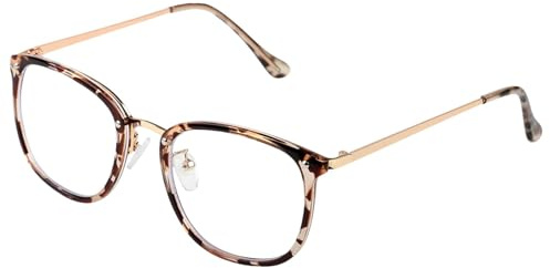 Blue Light Blocking Glasses, UV 400 Anti Eyestrain Gaming Computer Glasses Lightweight TR90 Fashion Square Transparent Eyeglasses Anti Glare Headache for TV Phone Gaming Reading Improve Sleep (White)