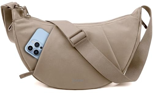 Crossbody Bag for Women Anti-theft Crescent Shoulder Bag Purse Hobo Bag