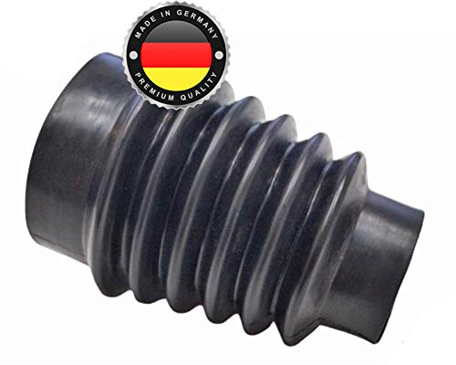 WS · SYSTEM 1x Universal Faltenbalg aus Gummi – 1 Stk flexible & dehnbare Achsmanschette MADE IN GERMANY aus hochwertigem PVC – Schelle in Größe: L 56mm-79mm Ø 13-52mm