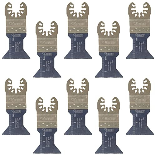 SabreCut 10pcs SP44F_10 44mm Fin Tand Snabbfäste Trä Multiverktygsblad