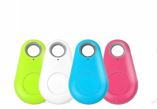 Riloer Mini Smart Bluetooth 4.0 GPS Tracker Finder, lämplig för bil baby nyckel husdjur lokaliserare larm, flerfärgad