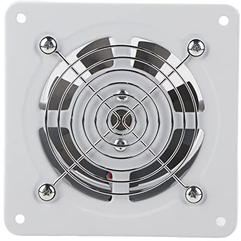 Ventilador de extracción, 25 W 220 V 50 Hz, Ventilador de extracción de pared, bajo ruido, para el hogar, el cuarto de baño, la cocina, el garaje, la ventilación