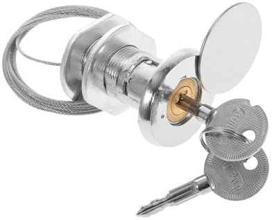 WAZUBC Kit de Bloqueo de Liberación de Emergencia Cerradura Universal para Puerta de Garaje con 2 Llaves de Desconexión Accesorios de Puerta