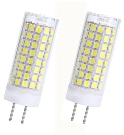 GY6.35 / G6.35 LED-lampa AC220V (inte 12V) GY6.35 Bi-polig bas T4 JC Typ Varmvit 2700K Ej dimbar (10W-2PCS / varmvit)