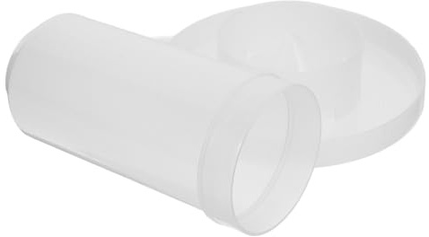 GALPADA Comedero y Bebedero Automático para Aves Abs Blanco, Alimentador de Agua para Aves Acuáticas, Adecuado para Uso en Granjas