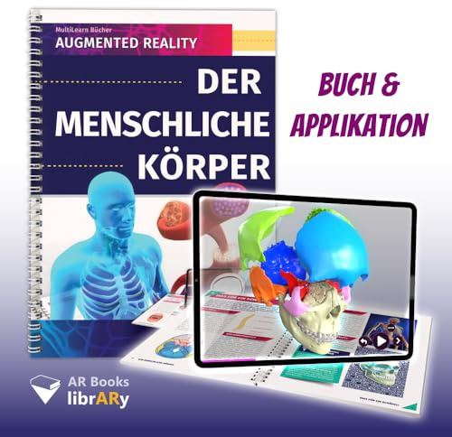AR Books LibrARy - Der menschliche Körper (Augmented-Reality-Buch)