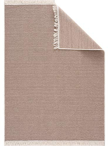 Jimri Teppich Läufer - Tepiche für Wohnzimmer, Schlafzimmer, Küche, Kinderzimmer, Badezimmer - Boho Kelim - Läufer Flur, Beige, Größe: 120x170 cm