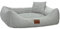 Leo4dog Hundebett Cord Waschbar Bezug Für kleine mittelgroße und große Hunde Hundekissen Hundesofa Hundekorb (Grau, M 80x60)