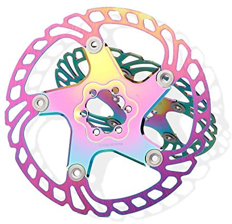 Riloer Fahrrad schwimmende Bremsscheibe 160 mm oder 180 mm bunte Bremsscheibe für Rennrad Mountainbike MTB BMX