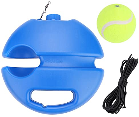 Allenatore di base da tennis al tuo ritmo, allenatore di dispositivo di allenamento di pallina da rimbalzo di pallina, strumento di allenamento per tennis, strumento allenamento lancia palla tennis te