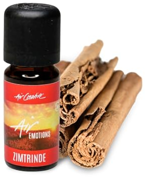 Air Creative® BIO Zimtrindenöl 10ml, Ätherisches Öl (Lebensmittelqualität, 100% naturrein) - Intensiver, warmer Zimtduft für kreative Küche, DIY-Kosmetik & wohltuende Anwendungen
