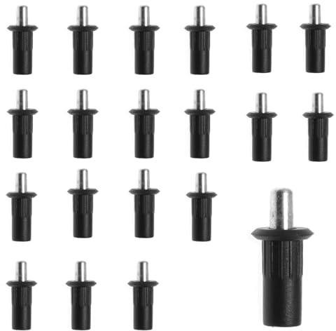 20 st fjäderbelastade reparationsnål, plast möbelbeslag kontakt slutarstift ersättning teleskopiska dolda stift för skåp garderob hylla