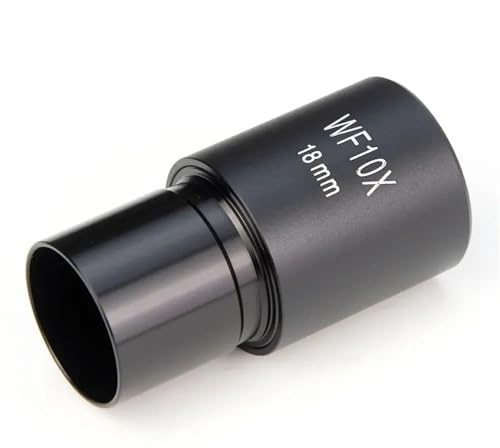 Microscopio 1 pz WF10X 18mm microscopio biologico ampio campo oculare lente ottica 23.2mm con scala micrometrica Microsco oculare grandangolare