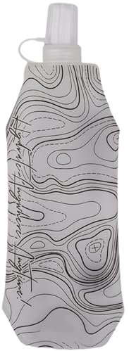 Botella De Agua Para Running,Botella de Agua Plegable Portátil para Mano | Recipiente Deportivo De Silicona Para Senderismo, Adultos Y Niños, Hidratación Portátil Para Actividades Al Aire Libre