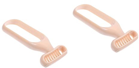 SMASOLO 2 Piezas cuchillo de sensible mujer cuerpo cabello Eliminación removedor facial dispositivo de depilación afeitadoras de corporal productos de depilación plastico abs