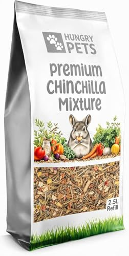 Hungry Pets Chinchilla & Degu Food, 2.5L Refill Bag