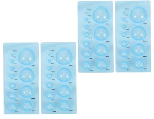 Alipis Molde para Hacer Papel Quilling 4 Piezas Cúpula Esférica para Manualidades de Papel y Diseño de Macetas