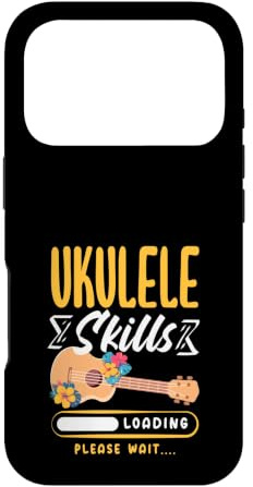 Ukulele Skills Loading Please Wait Funny Musician Coque pour iPhone 17 Pro