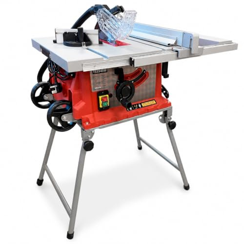 Lumberjack Table Saw 254mm, Professional Portable Table saws 1800W 240V