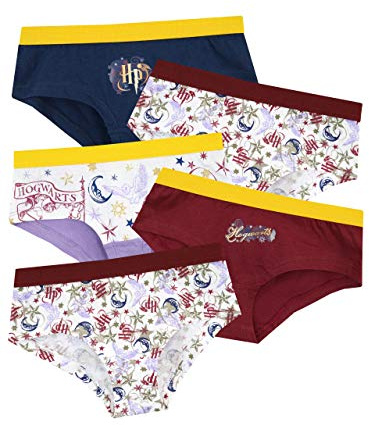 Harry Potter - Mutandine Confezione da 5 - Hogwarts - 7-8 Anni