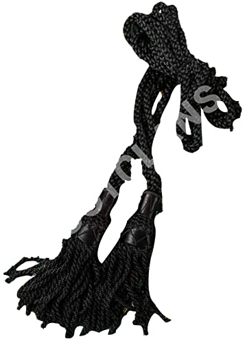 Highland Bagpipe Drone Cord Silk Silk Material Black