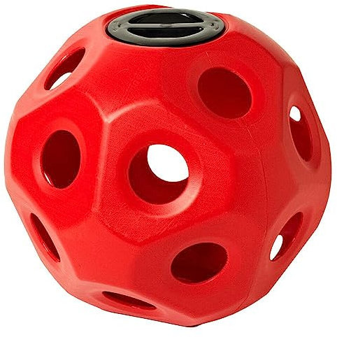 Equiessentials Slow Feed Hay Ball 16In Red