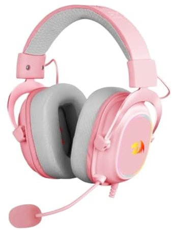 Redragon H510 Zeus X Casque Gaming avec Microphone Flexible - Son 7.1 - Éclairage RGB - Bandeau Réglable - Coussinet