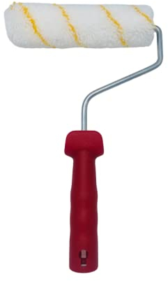 Nespoli Rodillo de Pintura Antigota, 15 cm, para Paredes y Techos, Mango Ergonómico, Bordes Biselados para Evitar Marcas, Ideal para la Decoración del Hogar