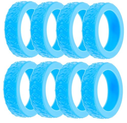 Lot de 8 de Roulettes en Silicone pour Valises Protègent Les Sols en Bois Dur