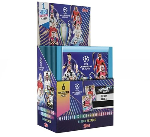 CAJA 51 SOBRES CROMOS UEFA CHAMPIONS LEAGUE 24-25