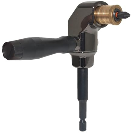 Adaptador de ángulo de taladro, accesorio de taladro de ángulo recto | Taladro de 90 grados - Adaptador de broca con mango ergonómico, adaptador de 90 grados para taladros de mano, taladro inalámbrico
