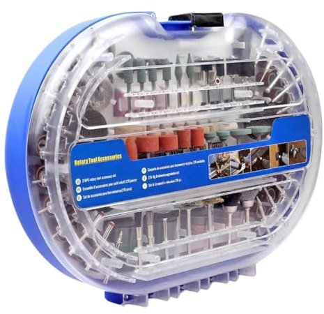 Kit D'Accessoires Pour Outil Rotatif | Pièces Détachées Pour Outil Rotatif,276 Pièces Multifonctions Avec Mandrin De 3 Mm Et Coffret De Transport - Perçage, Meulage, Gravure, Découpe, Ponçage