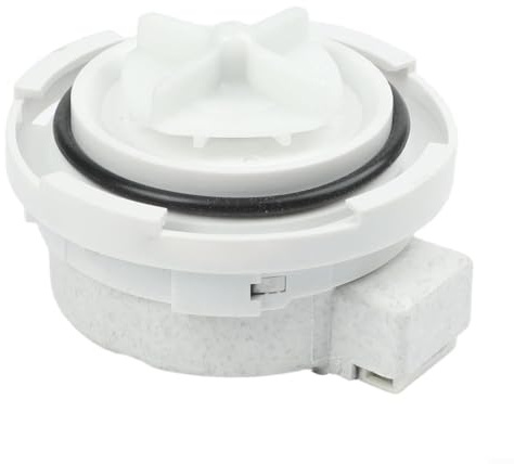 ComfyHarbor EAU63743803 Sostituzione della pompa del motore di scarico, unità di drenaggio rondella in plastica ad alte prestazioni da 45 W per lavatrici LG WM3600HWA, WM3700HRA e altre serie, bianco