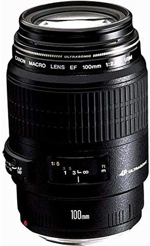 Canon EF 100 mm f/2.8 Macro USM Lens - Black (Renewed)