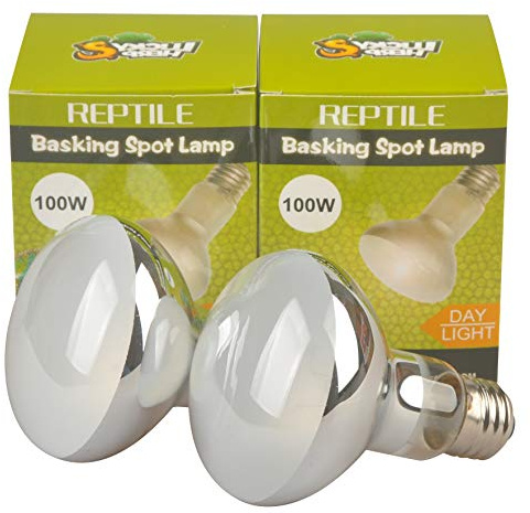 LUCKY HERP reptil baskning värmelampa, 2-pack (75-watt) (100, watt)