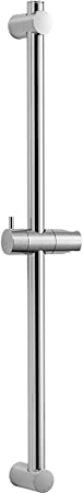 OFFO Duschstange 70cm, Duschstange Edelstahl Verstellbarer Abstand 38 bis 66cm, Brausestange Mit Handbrausenhalterung, Ersatz für Dusche, Chrom