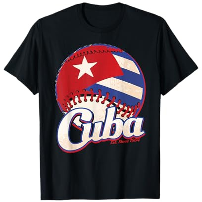 Cuba Camiseta Bandera cubana Béisbol 2026 Camiseta